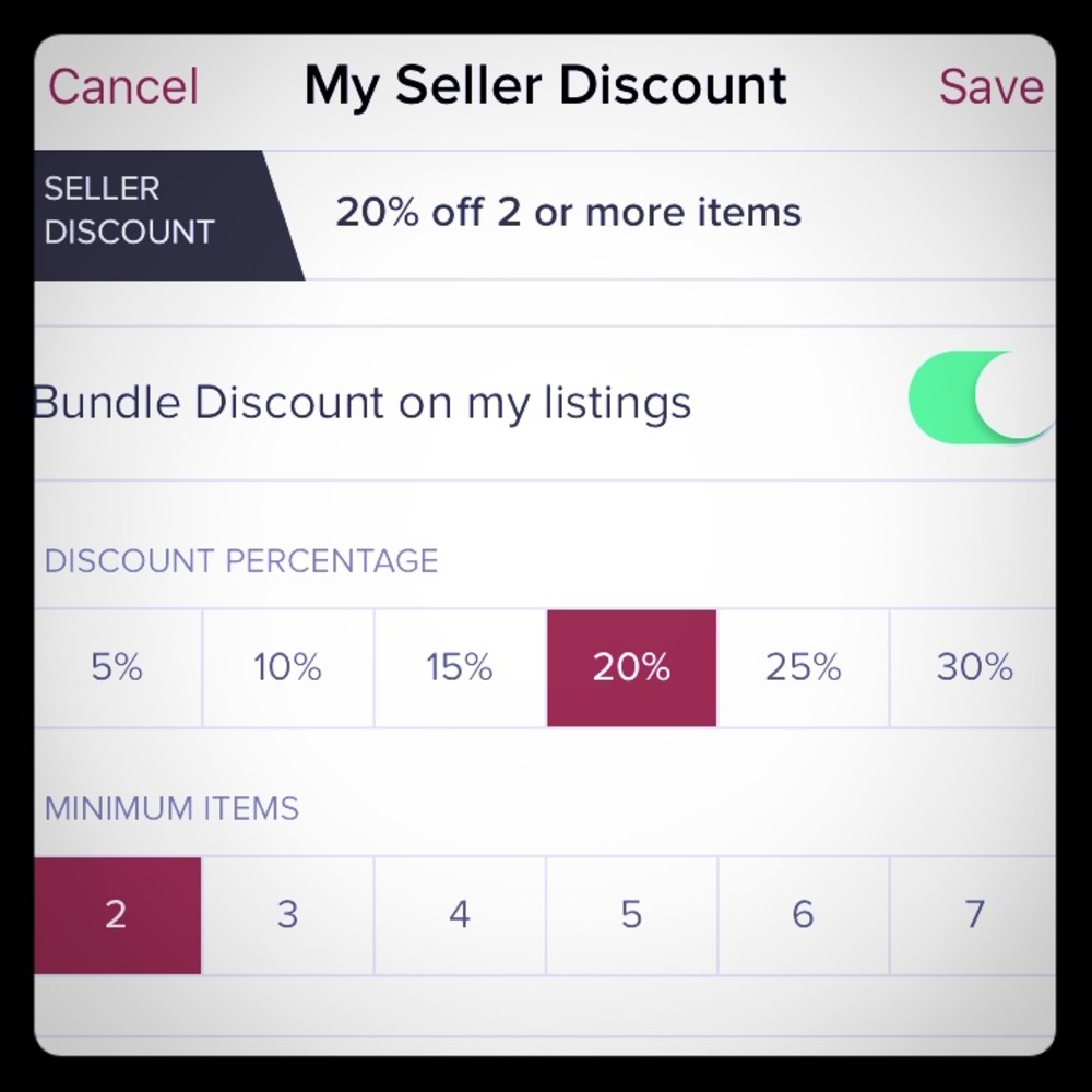 New bundle discount!!!!